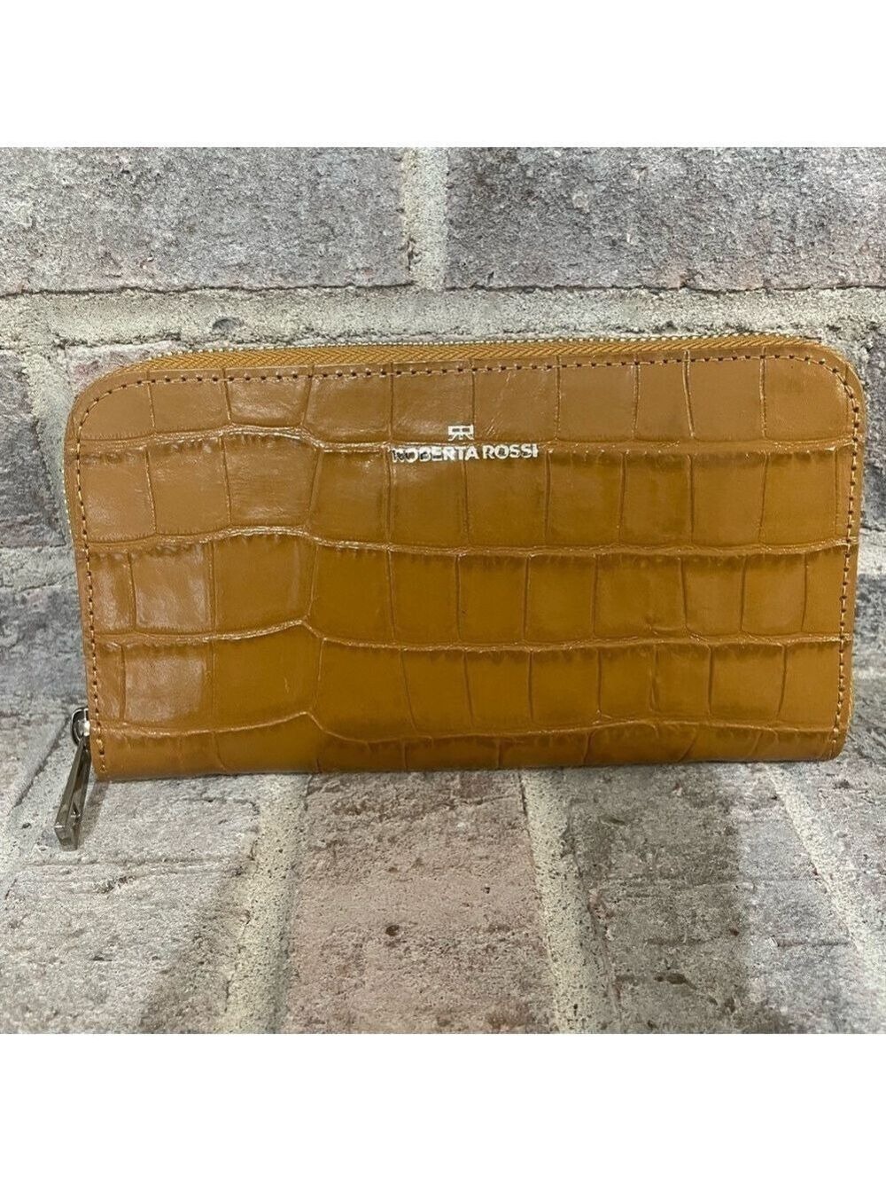 Roberta Rossi Croc-Embossed Wallet